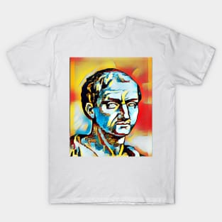 Anicius Manlius Severinus Boethius Abstract Portrait | Boethius Artwork 2 T-Shirt